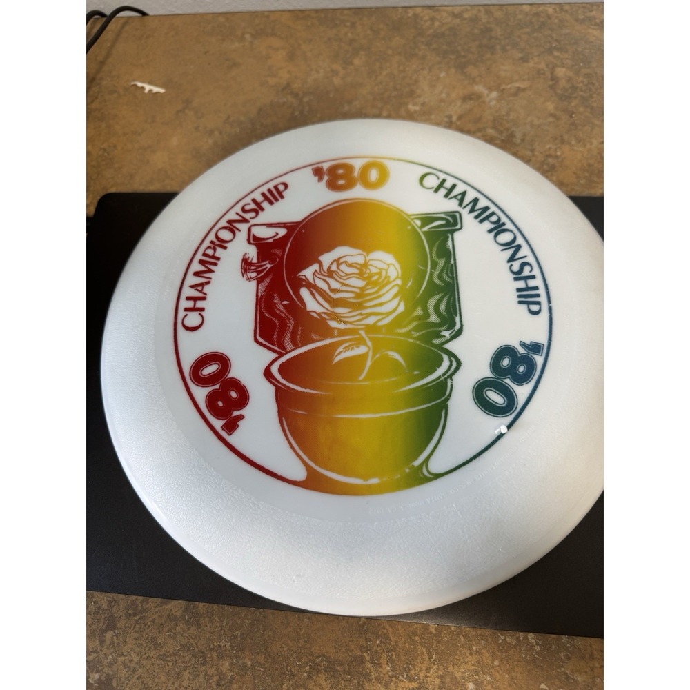 Rosebowl Game 1980 Frisbee USC Trojans Won NCAA Football